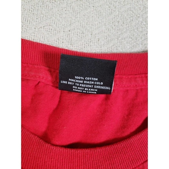 Faze Clan Shirt Mens Large L Red 100% Cotton Long Sleeve Crew Neck Pullover - Picture 5 of 8